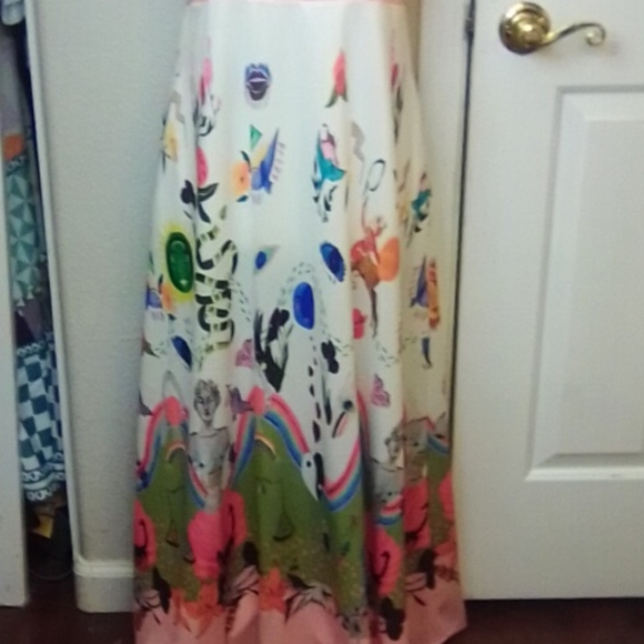 Colorful Abstract Print Dress - Picture 3 of 8